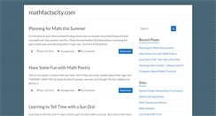 Desktop Screenshot of mathfactscity.com